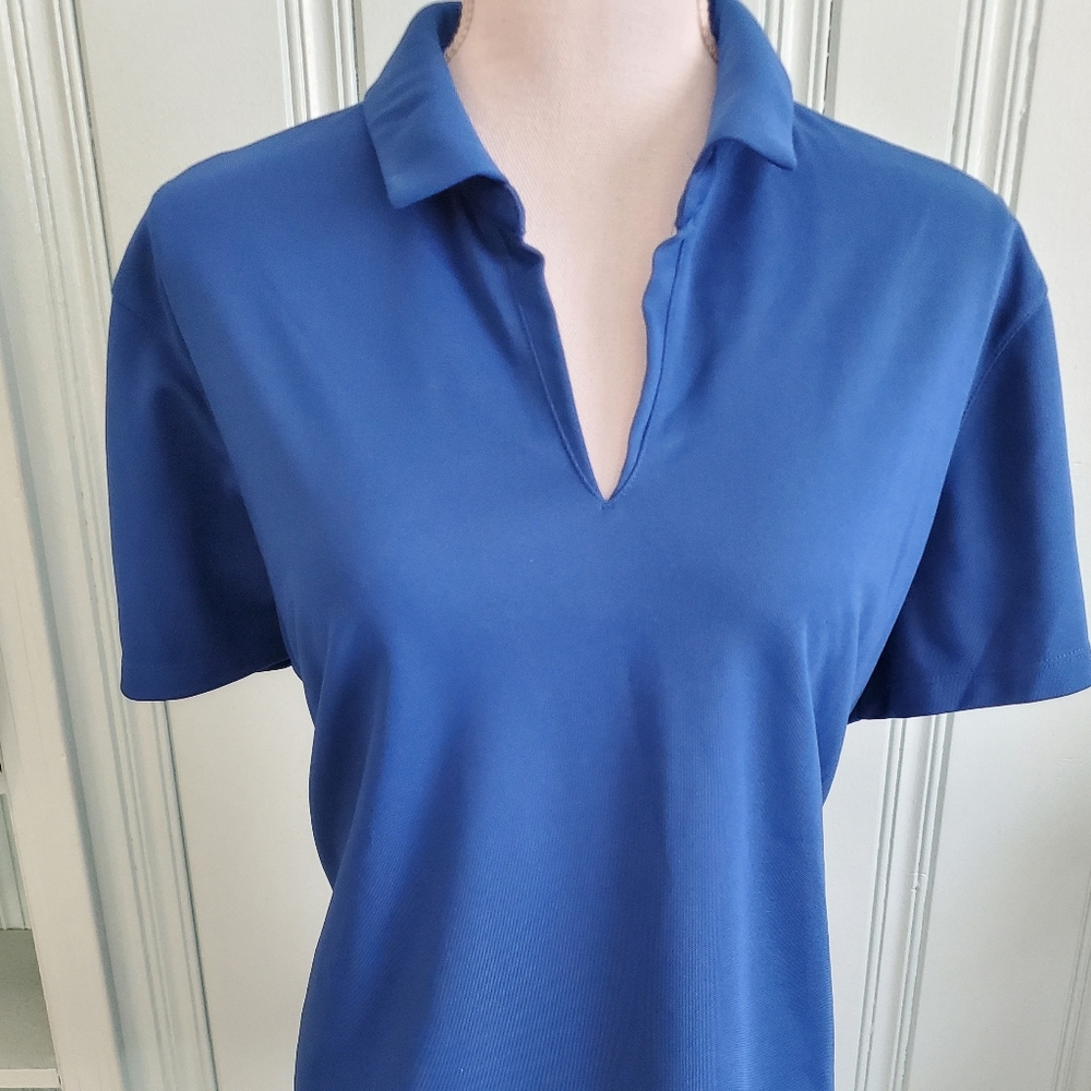 NWOT Women's Royal Blue XXL Nike Short Sleeve Polo